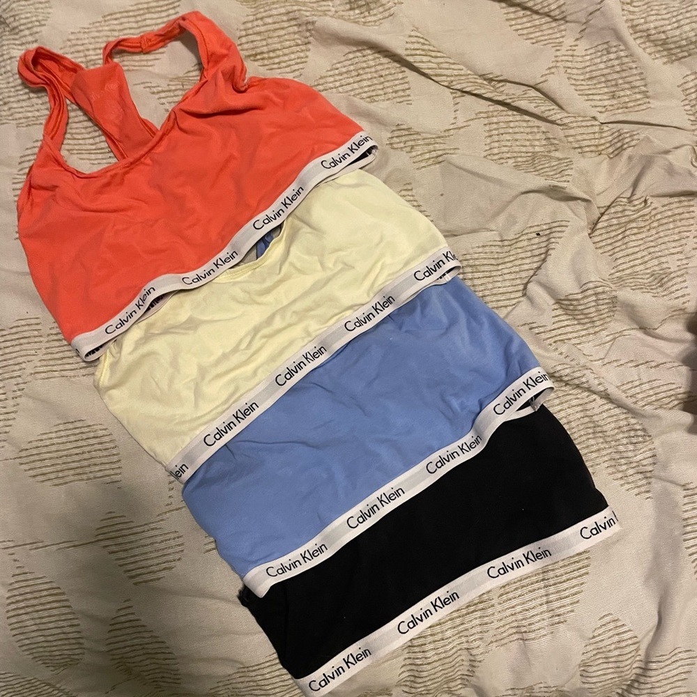 4 Calvin Klein Classic Bralettes